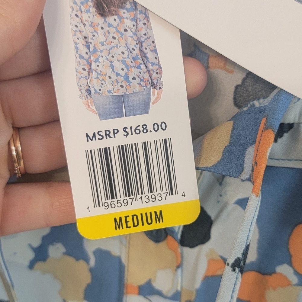 Joie Peasant Top Floral Fields Boho Cottagecore Brand New Size Medium - Picture 11 of 13
